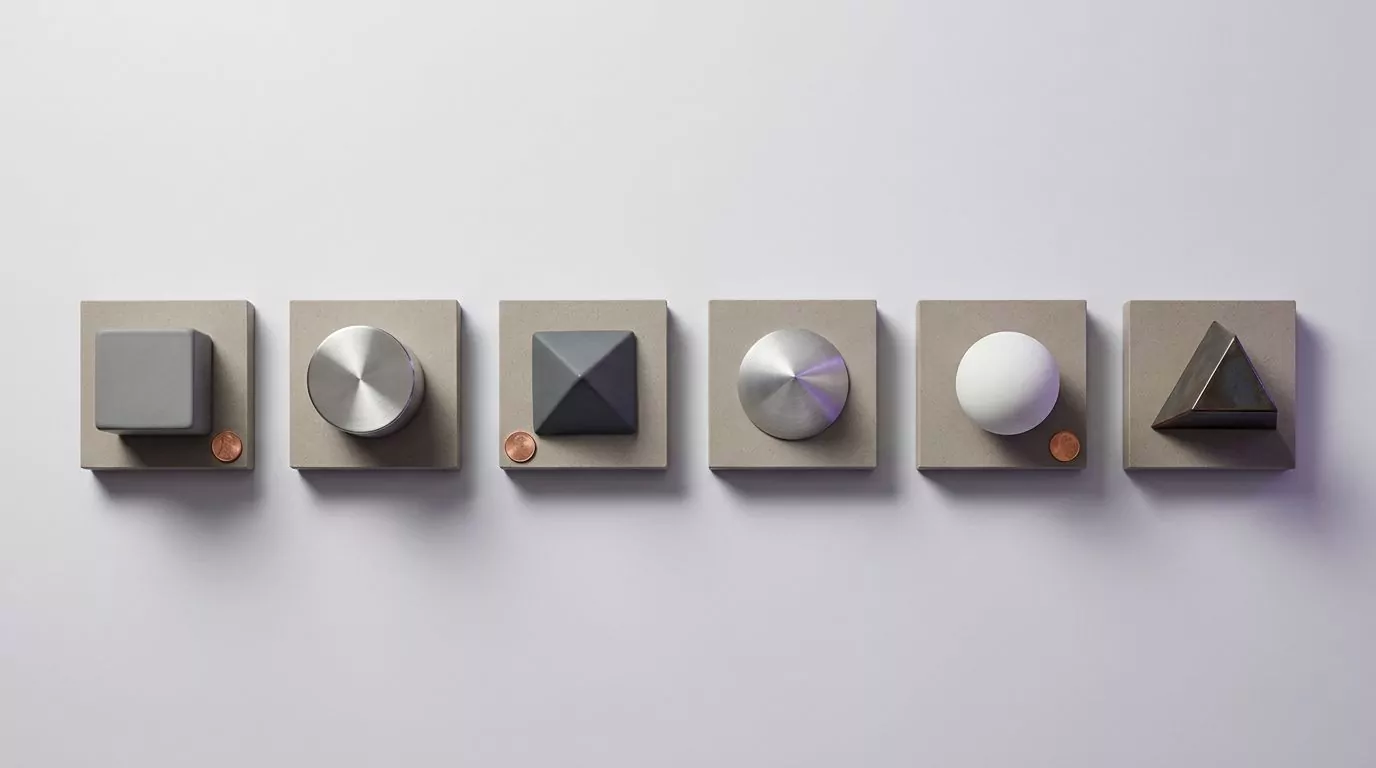 Six objects on platforms of equal height, some with a coin, comparing dupeGuru alternatives without ranking