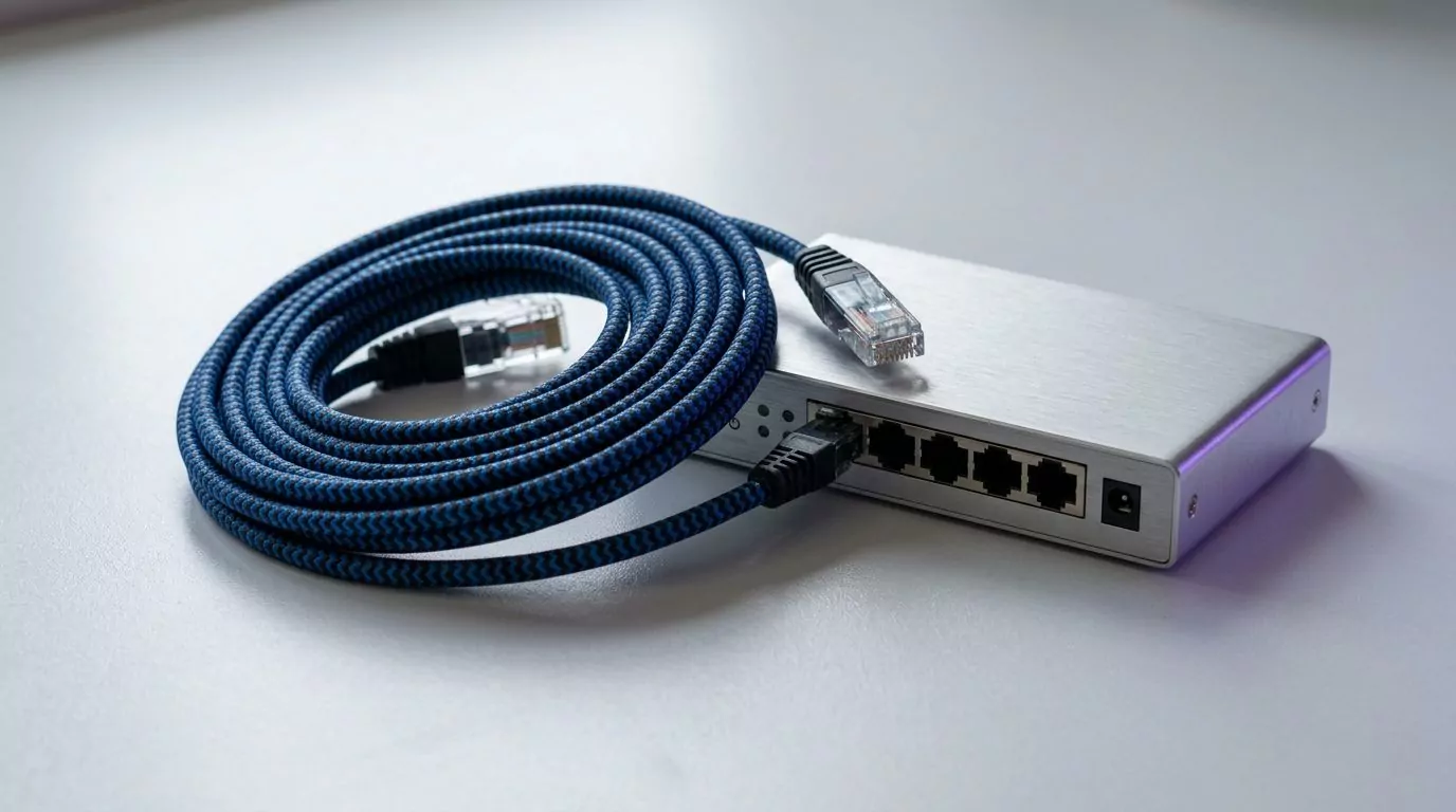 Network cable and switch representing the network filter left behind by a Trend Micro Mac uninstall